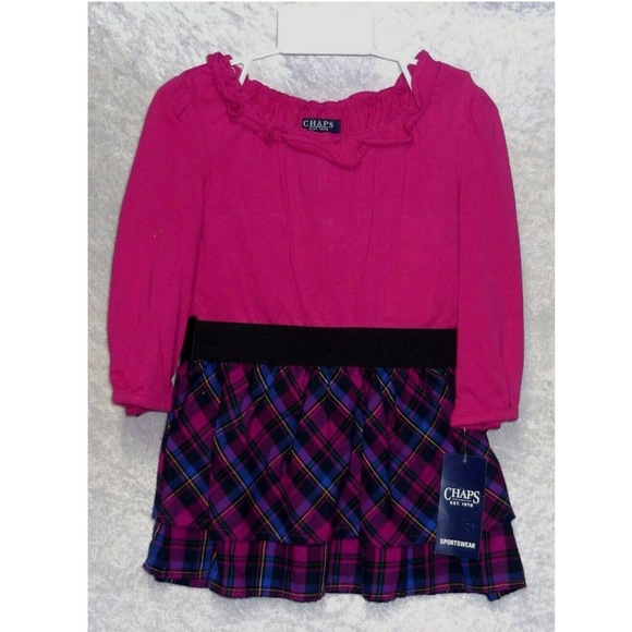 Girls Dress set Chaps Infant 2 piece size-18M NEW - Picture 1 of 2